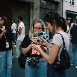 Candid Street Photography. Rollei Retro 80s