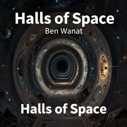 Halls of Space by Ben Wanat, a digital painting and concept artist from the Mysterious Deadspace game, but set in a small portal like dream state star tunnel where the halls have no end and no beginning;