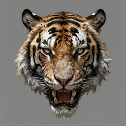 symmetry!! octane render ， cyberpunk style tiger skull, art by artgerm and greg rutkowski and magali villeneuve, d & d, sacred ， fantasy, highly detailed, digital painting, trending on artstation, concept art, sharp focus, illustration