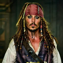 Elon Musk as a Jack Sparrow from Pirates of the Caribbean, artstation, digital art, hyperrealistic, high quality, high detalied, 8K,
