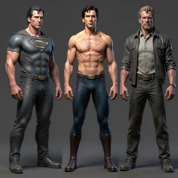 full body portrait of young slim bodybuilder nicholas cage as superman by artgerm and greg rutkowski and zbrush master piece