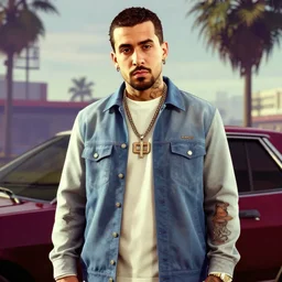bad bunny yonaguni music video bad bunny in the style of grand theft auto v cover art