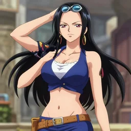 Nico Robin as an Anime Art Style, artstation, 4k detailed