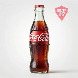 an advertisement for coca cola, 2 0 1 7.