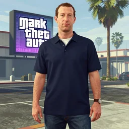 mark zuckerberg as a gta 5 splash screen