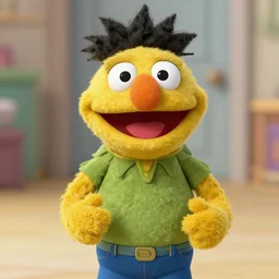 ash ketchum as a muppet