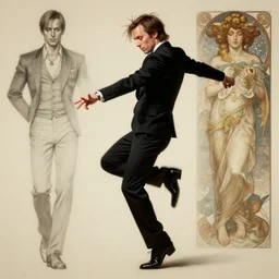 iggy pop jumping and dancing, character sheet, character design, contrast, deep focus, turnaround, highly detailed, dramatic lighting, digital painting, artstation, concept art, matte, sharp focus, illustration, elegant, art by artgerm and greg f and alphonse mucha.
