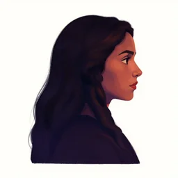 side view cell - shaded portrait, maya ali, sorcerer, gloomhaven, octane render, gaudy colors, matte painting concept art, by jesper ejsing, by rhads and makoto shinkai and lois van baarle and ilya kuvshinov and rossdraws