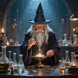 A wizard's laboratory