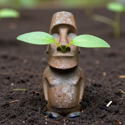 moai seedling, smile