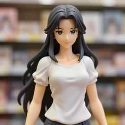 figurine of cthulu wearing an elegant summer blouse, personification, official store photo, commercial photo, featured on amiami, lovecraftian, 8 k, 8 5 mm, beautiful composition, smooth curves