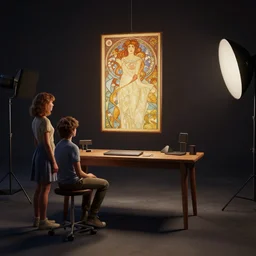 stranger things studio lighting digital art station unreal engine render by jessica rossier and brian froud and alphonse mucha