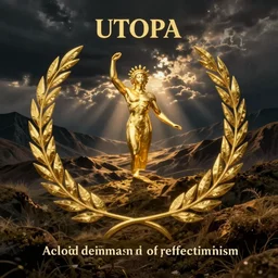 utopia, the golden mean of hedonism and perfectionism, symbolic art
