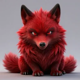 cute handsome cuddly werewolf from van helsing unreal engine hyperreallistic render 8k character concept art masterpiece deep vibrant crimson scarlet red