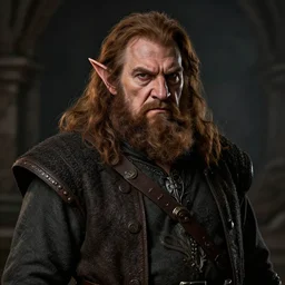 a portrait of a gruff dwarf with brown hair, medieval attire, style by donato giancola, wayne reynolds, jeff easley dramatic light, high detail, cinematic lighting, artstation, dungeons and dragons