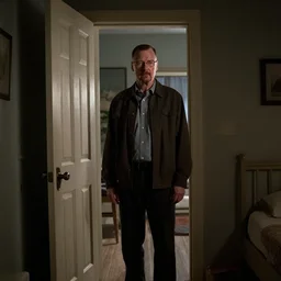 walter white at the door of my bedroom in the middle of the night