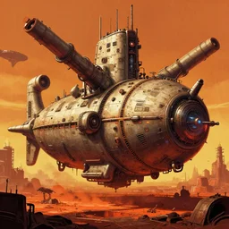 a bulbous biomechanical space-station with massive piping inspired by a nuclear reactor submarine and maschinen krieger, ilm, beeple, star citizen halo, mass effect, starship troopers, elysium, iron smelting pits, high tech industrial, warm saturated colours
