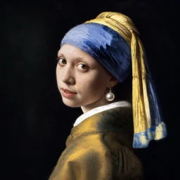 girl with a pearl earring, by johanne vermeer