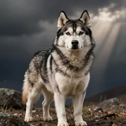 Anthropomorphic husky, furry fandom, furry art