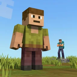 photo of real life herobrine from far away in the background while one hiker poses, photo shot by tourists, hiking trail, reduced visibility, overcast, high resolution, shot on nikon d 3 2 0 0