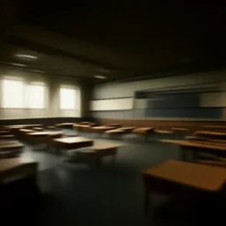 fallout concept art school interior render grim realistic lighting unreal engine 5