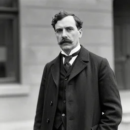 a time traveler from 2 1 0 0 in a black and white historical picture, 1 9 2 0,