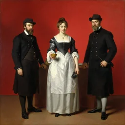 Solomon Joseph Solomon and Richard Schmid and Jeremy Lipking victorian genre painting full length portrait painting of a young woman preparing a meal, red background