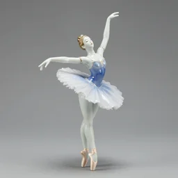 the ballerina porcelain statue