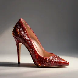 chic stylish stiletto made of beef jerky