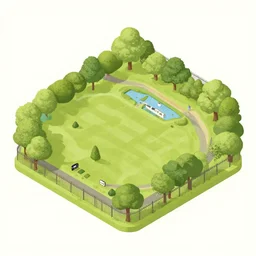 isometric british landscape design