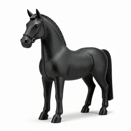 carbon fiber hobby horse, commercial catalog photo, isolated on a pure white background, centered, entire object in frame, sharp focus, soft studio lighting