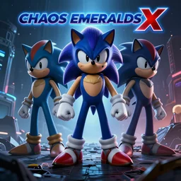 The edgest fusion, infinite shadow, faces the world's most dangerous threat ultra metal sonic. Can they win?, or will they be dulled? find out on the next episode of CHAOS EMERALDS X !!