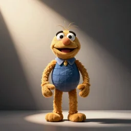 Luigi as a muppet