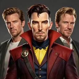 a highly detailed borderlands portrait of stephen strange, james gurney, james jean