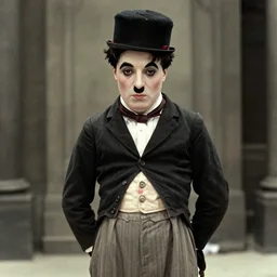 movie still with charly chaplin