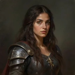 side shot centered painted portrait, maya ali wind sorcerer by lorenzo mastroianni, gwent, matte painting concept art, official fanart hd artstation by anna podedworna, pablo hurtado de mendoza
