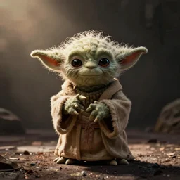 still of young yoda in empire strikes back