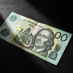 a one hundred australian dollar note bill