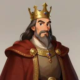 portrait of medieval old king, artstation, cartoon, elegant highly detailed digital painting, concept art, smooth, sharp focus, makoto shinkai, michel ocelot, fujita goro, moebius, tom whalen, atey ghailan, akihiko yoshida, fadeev