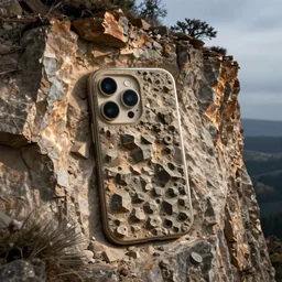 fossilized iphone discovered in cliff face