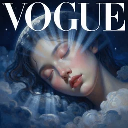 sci - fi, close - up, 3 d, moon rays, night, sleepy fashion model face, cinematic, clouds, sun rays, vogue cover style, poster art, blue mood, realistic painting, intricate oil painting, high detail illustration, figurative art, multiple exposure, stars, 3 d, by tooth wu and wlop and beeple and greg rutkowski