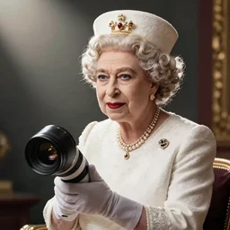 queen elizabeth plush, sigma 85mm