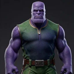 Thanos as Heisenberg. Breaking Bad. ultra detailed matte painting, photorealistic, smooth, cinematic lighting