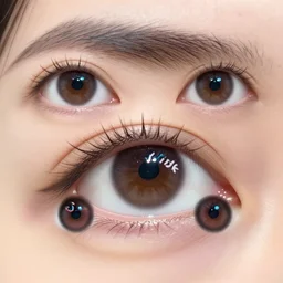 eyes reflecting tiktok logo