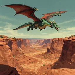 a dragon flying over a landscape of Sandstone canyons, dramatic lighting, illustration by Greg rutkowski, yoji shinkawa, 4k, digital art, concept art, trending on artstation