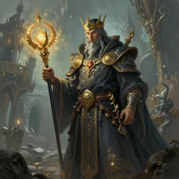 detailed painting of a fantasy ancient kingdom wizard, unreal engine, mysterious digital art
