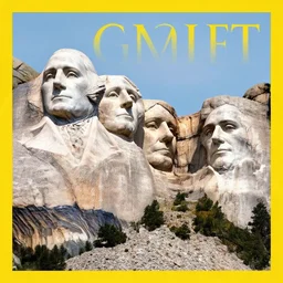 beautiful emma stone's face is carved into mount rushmore. national geographic, magazine cover, landscape, mountain, sky, daylight