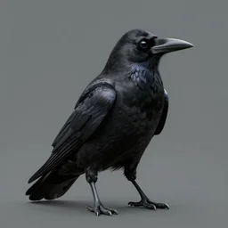 the crow, character design from the movie directed by denis villeneuve and david cronenberg with art direction by bernie wrightson, tim white and tim hildebrandt, wide lens