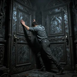 knocked on the doors of hell's darker chamber pushed to the limit, we dragged ourselves in unreal engine 5 8 k hyperdetailed