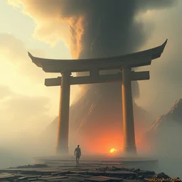 photograph of the end is the beginning, gate, surreal, highly detailed, artstation, smooth, sharp focus, by greg rutkowski, 8 k